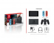 Switch Pelikonsoli - Neonpunainen ja neonsininen