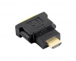 Adapteri HDMI Uros - DVI-D Naaras
