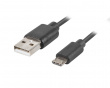 USB 2.0 Kaapeli MICRO-B - USB 1.8m QC 3.0 Musta