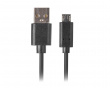 USB 2.0 Kaapeli MICRO-B - USB 1.8m QC 3.0 Musta