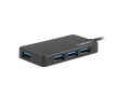 USB Hub 3.0 Moth 4-ports -Adapteri