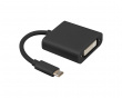 USB-C Uros - DVI Naaras Adapteri