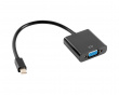 Displayport Mini Uros - VGA Naaras Adapteri