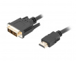 HDMI - DVI-D Single Link Kaapeli (7.5M)