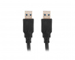 USB-A -> USB-A 3.0 Kaapeli Musta (0.5 m)