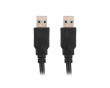 USB-A -> USB-A 3.0 Kaapeli Musta (1 m)