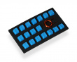 18-Key Gummi Double-shot Backlit Keycap-set - Sininen -näppäinhattusarja