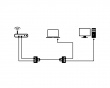 Ethernet-Kaapelin Jakaja RJ45->2XRJ45