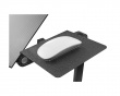 Height Adjustable Laptop Desk with Mouse Pad Side Mount