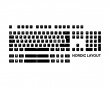 Prism PBT Double-shot Pudding Keycap Set Nordic - Musta