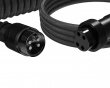 Aviator Coiled Cable USB-C - Musta