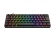 Aeon RGB Hotswap PBT Pelinäppäimistö [Gateron Optical Red] - Musta