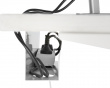 Under-desk Cable Tray - Johtokouru Valkoinen
