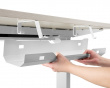 Premium Under-desk Cable Tray - Johtokouru Valkoinen