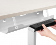 Premium Under-desk Cable Tray - Johtokouru Valkoinen