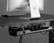 Premium Under-desk Cable Tray - Johtokouru Musta
