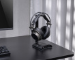 Premium RGB Headset Docking Station - kuuloketeline Musta