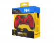 MetalTech Wireless Controller PS4/PC -Ohjain Punainen