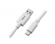 Classic Coiled Cable USB A to USB Type C, Glacier White - 150cm
