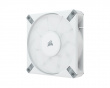 AF120 ELITE 120mm PWM Fluid Dynamic Bearing Fan - Valkoinen -tuuletin