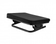 Ergonomic Tiltable Footrest with Soft Cover - jalkatuki Musta