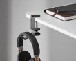 Clamp-On Universal Headphone Holder - kuuloketeline Musta