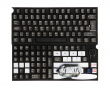 ABS Double-shot Cubic Profile Translucent Backlit 117-Key Nordic - Smoky Quartz