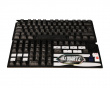 ABS Double-shot Cubic Profile Translucent Backlit 117-Key Nordic - Smoky Quartz