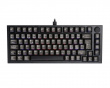 ABS Double-shot Cubic Profile Translucent Backlit 117-Key Nordic - Smoky Quartz