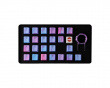 23-key Rubber Gaming Keycap-set Backlit Mark II - Pink & Blue Camo