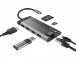 Fowler Plus Hub USB-C Multiport Adapter 8 in 1 - USB-hubi