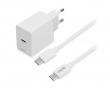 USB-C PD Wall Charger 20 W incl USB-C Cable - Valkoinen Verkkovirtalaturit