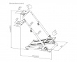 Racing Simulator Wheel Stand with Gear Shifter - LRS10 Rattipoljinteline