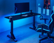 Heavy Duty RGB Työpöytä 112 x 60 cm - Musta