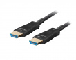 HDMI 2.1 Kaapeli Optical Musta 8k - 48Gbps - 80m