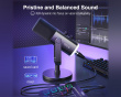 AMPLIGAME AM8 RGB USB/XLR Mikrofoni - dynaaminen mikrofoni - Musta