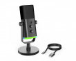 AMPLIGAME AM8 RGB USB/XLR Mikrofoni - dynaaminen mikrofoni - Musta