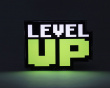 Pixel Level Up Light with Sound - valo äänellä