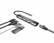 Fowler GO Hub USB-C Multiport Adapter 5 in 1 - USB-hubi (100W)