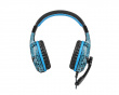 Hellcat Stereo Pelikuulokkeet Sininen-LED - Musta/Sininen