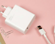 Charging Combo EU - 120W USB-C + kaapeli 1m - Valkoinen