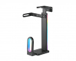 PC Holder for Desk or Wall with RGB Lighting - Tietokone Teline