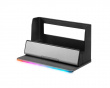 Universal Device Organizer with RGB Desk - Toimistotarviketeline, Harmaa