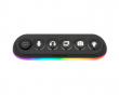 HUB DECK 5, RGB 5-Port USB Hub, 12V - Musta