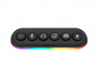 HUB DECK 5, RGB 5-Port USB Hub, 12V - Musta