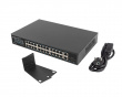 24-porttinen Kytkin, 1GB POE+/2X GB 2X SFP RACK 19” Gigabit Ethernet 360W