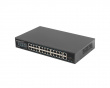 24-porttinen Kytkin, 1GB POE+/2X GB 2X SFP RACK 19” Gigabit Ethernet 250W