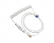 Premicord Pure White - Coiled Cable