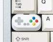 Gamepad Controller Capslock Aluminum Alloy Artisan Keycap - Valkoinen