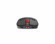 HSK Pro 4K Wireless Mouse - Fingertip Langaton Pelihiiri - Harmaa/Punainen